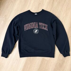 Vintage Jerzees Virginia Tech Navy Sweatshirt
